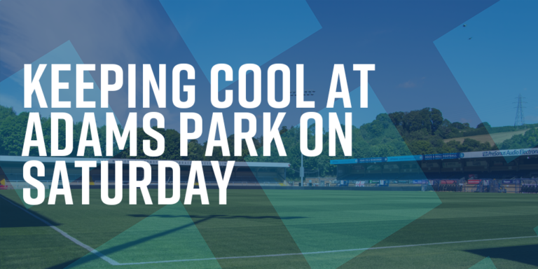 Read more about the article Keeping cool at Adams Park on Saturday