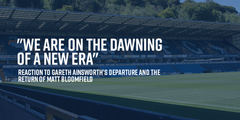 Read more about the article “We are on the dawning of a new era” Reaction to Gareth Ainsworth’s departure and the return of Matt Bloomfield