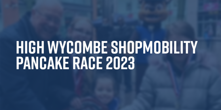 Read more about the article High Wycombe Shopmobility Pancake Race 2023