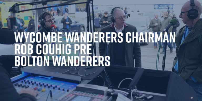 Read more about the article Wycombe Wanderers Chairman Rob Couhig pre Bolton Wanderers