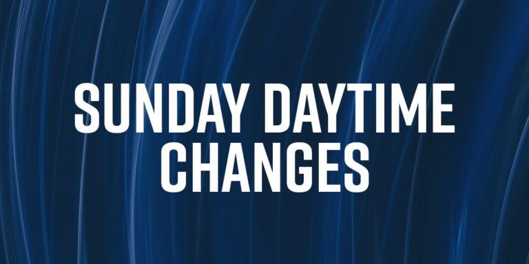 Read more about the article Sunday Daytime Changes
